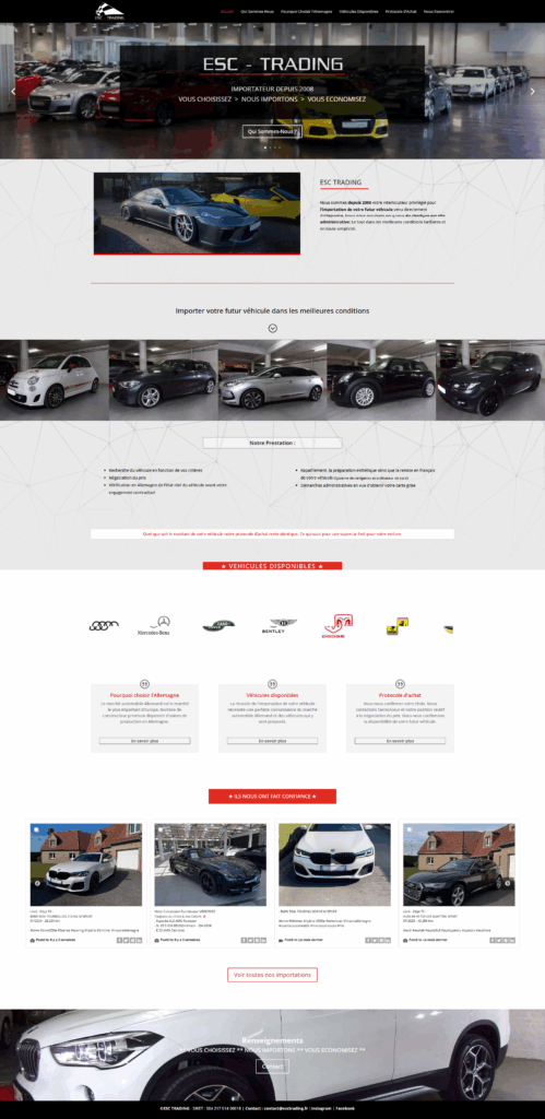 Webdesign et intégration WordPress - https://www.esctrading.fr/