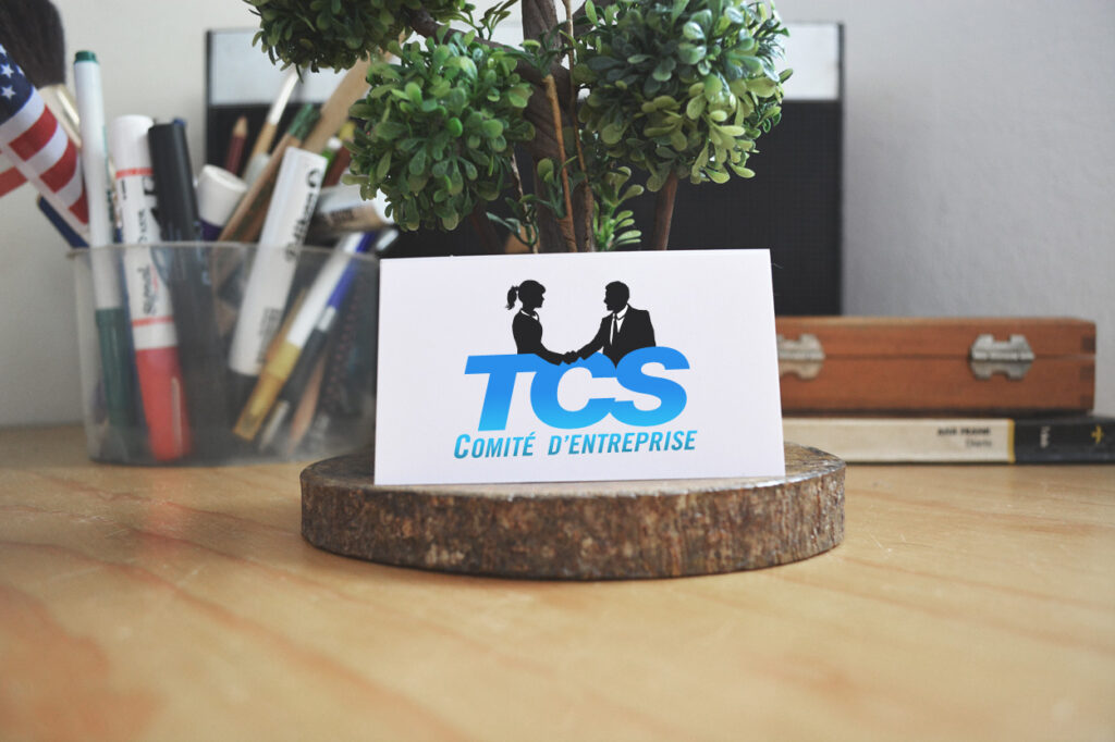 Création graphique du logo TCS Comité d'entreprise